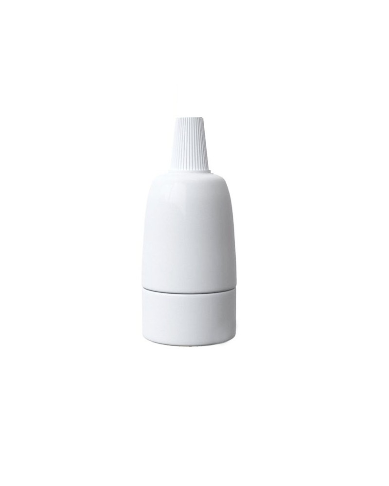 White porcelain lamp socket, small size