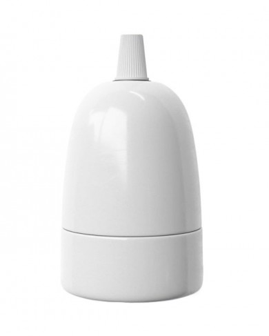 White porcelain lamp Socket
