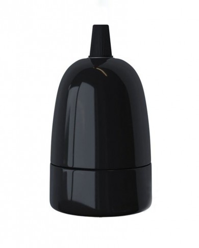 Black porcelain lamp Socket