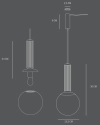 Iron N°2 Pendant Lamp by 101 Copenhagen