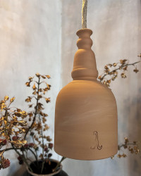 Terracotta Ceramic Pendant Lamp Epsilon by The Gentle Factory