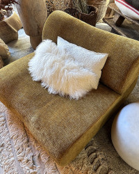 Polyester Moutarde Hinton Armchair