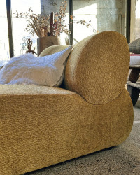 Polyester Moutarde Hinton Armchair