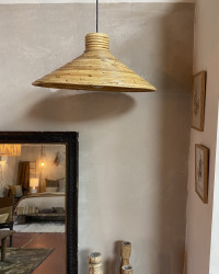 Suspension Hoanis en rotin