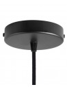 Cylindrical Black metal Ceiling Rose
