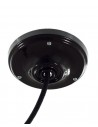 Rosace ronde en porcelaine Noir