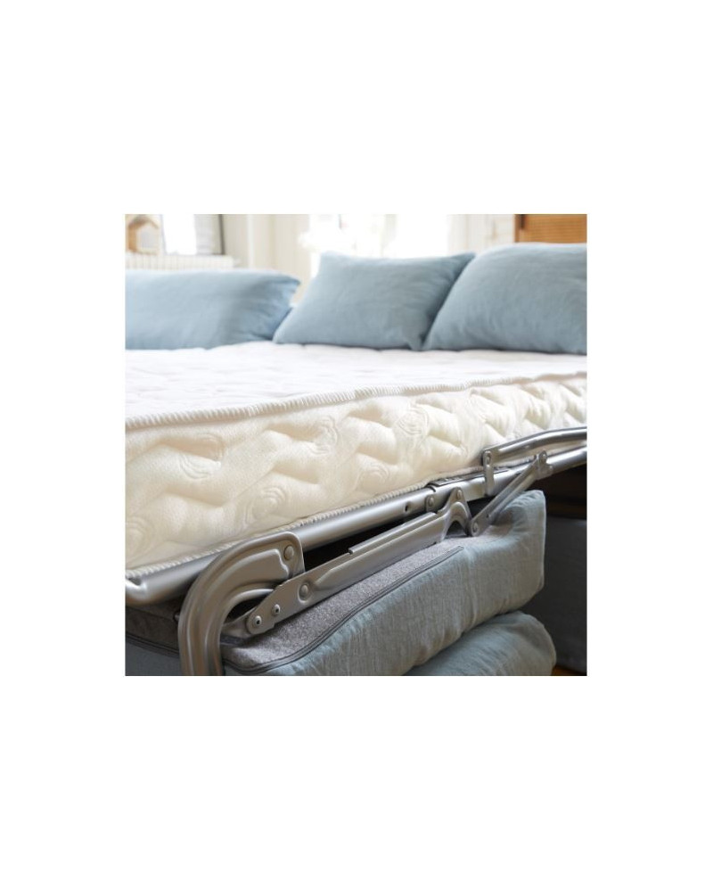 Canapé convertible Bidart 3pl en lin - Composable