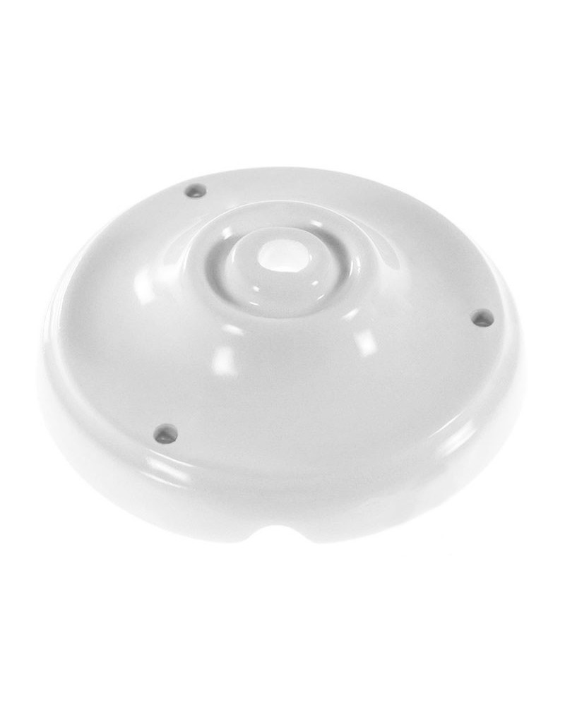 Round white Porcelain Ceiling rose