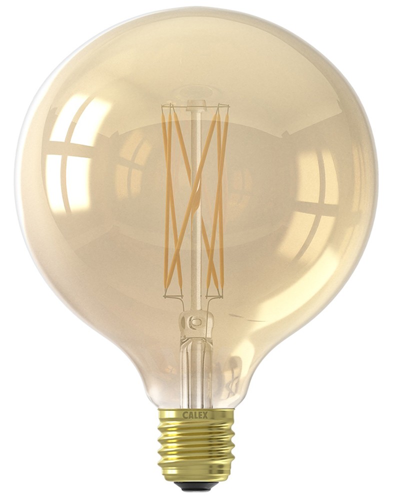 Ampoule Led Filament Globe G125 Lamp Dimmable Gold