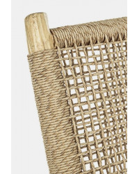 Ensemble de jardin Lampok en teck & polyfibres