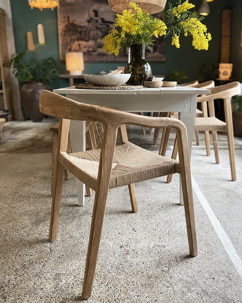 Chaise Baru en teck