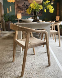 Chaise Baru en teck