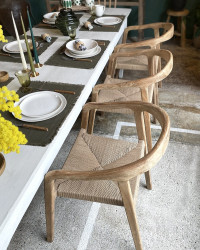 Chaise Baru en teck