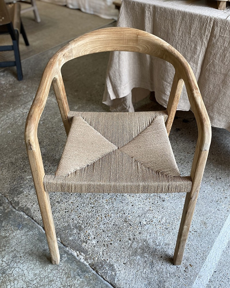 Chaise Baru en teck