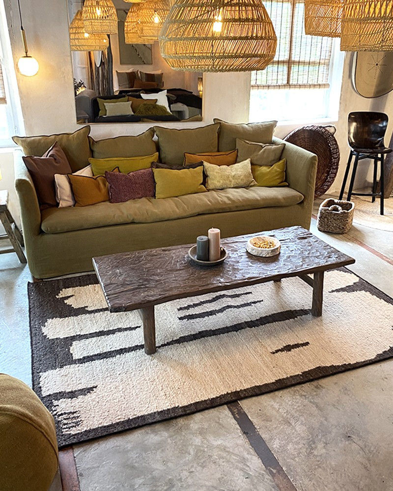 Tapis Macassar en laine