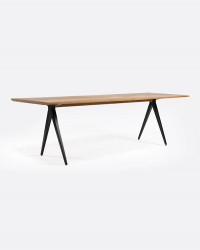 Table Liku en teck recyclé