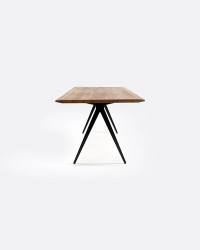 Table Liku en teck recyclé