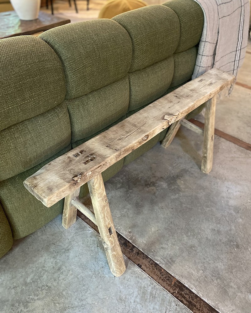 Fine old elm bench - unique piece