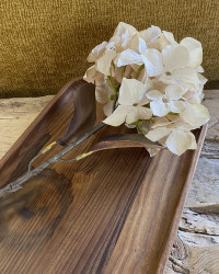 Branche décorative Hydrangea beige