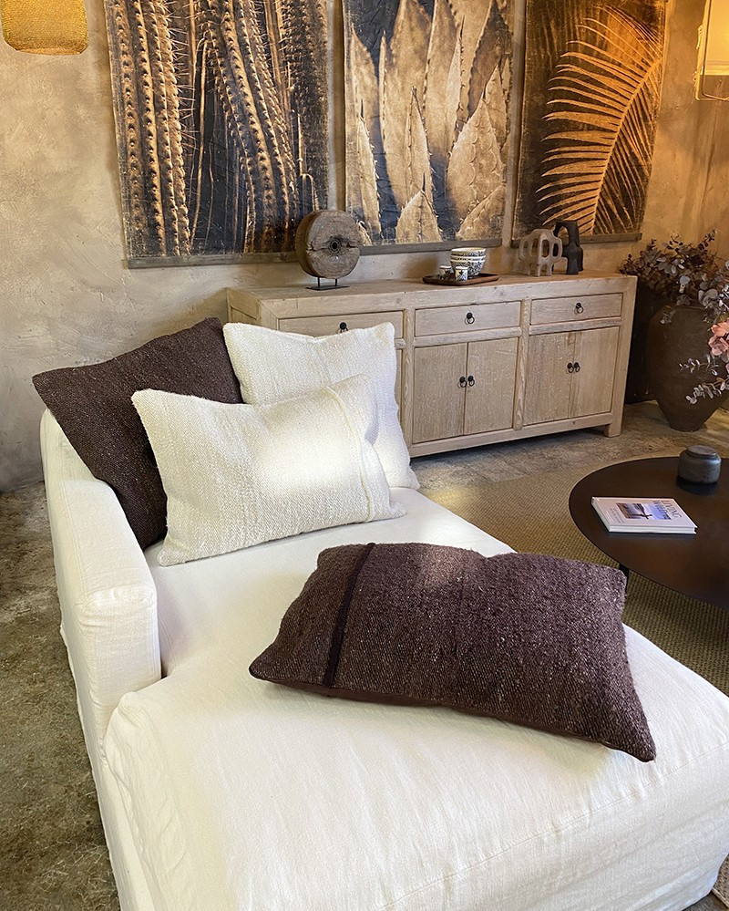 Coussin Yaraba en fibre de bananier