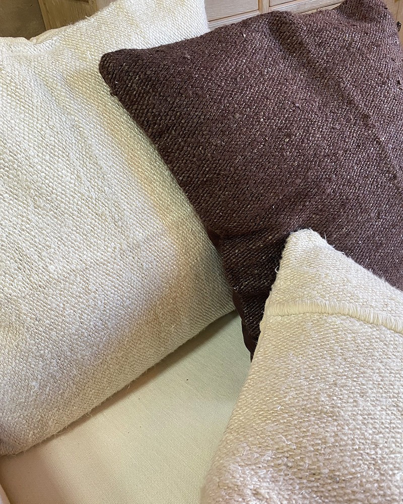 Coussin Yaraba en fibre de bananier