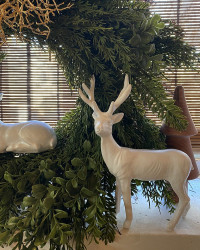 Décoration Cerf à poser en polyrésine