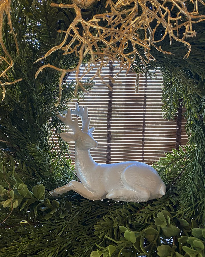 Décoration Cerf à poser en polyrésine