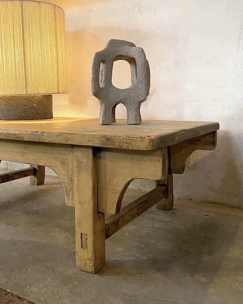 Small pine coffee table - unique piece
