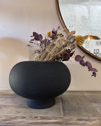 Vase Kabin Black en céramique par 101 Copenhagen