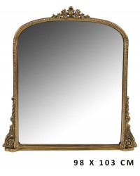 Gold Frame Mirror - Cécile Siméone x La Maison Pernoise