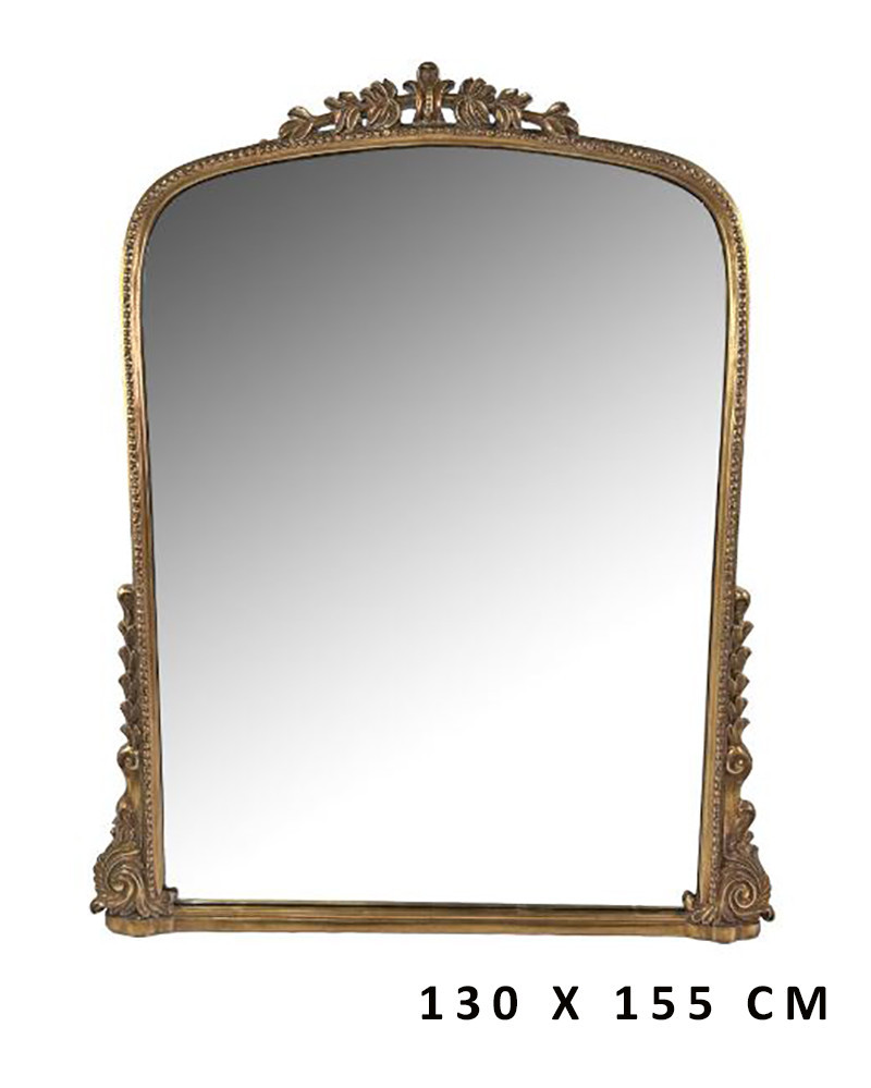 Gold Frame Mirror - Cécile Siméone x La Maison Pernoise