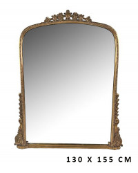 Gold Frame Mirror - Cécile Siméone x La Maison Pernoise