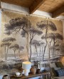 Creased paper Panel Pine Forest