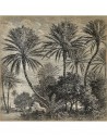 Panneau Paysage d'orient en papier froissé