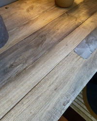 Console pliante en bois recyclé