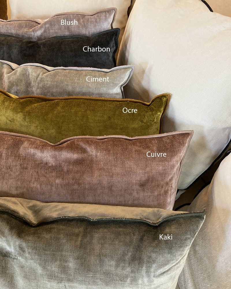 Small Rectangular Royal Velvet Vice Versa Cushion Maison de Vacances
