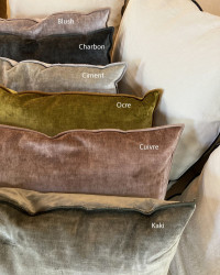 Small Rectangular Royal Velvet Vice Versa Cushion Maison de Vacances