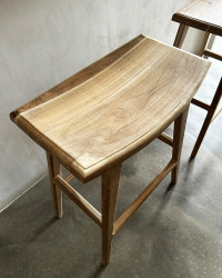 Tabouret Rinto en teck