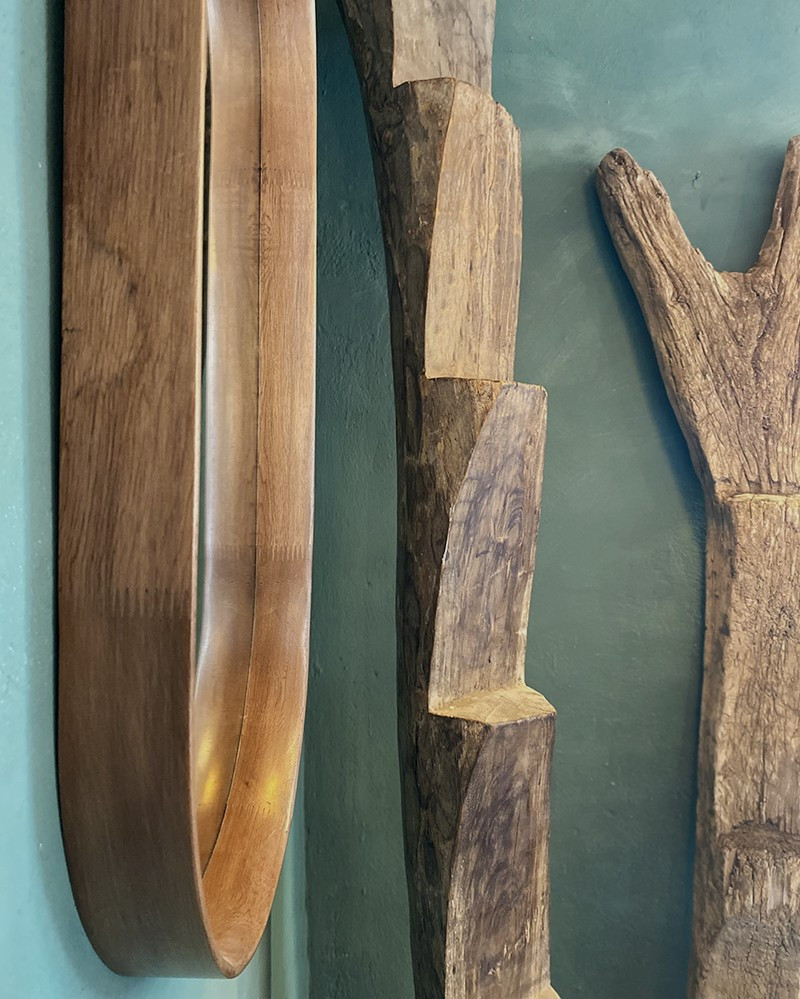 Laoul mirror in wood