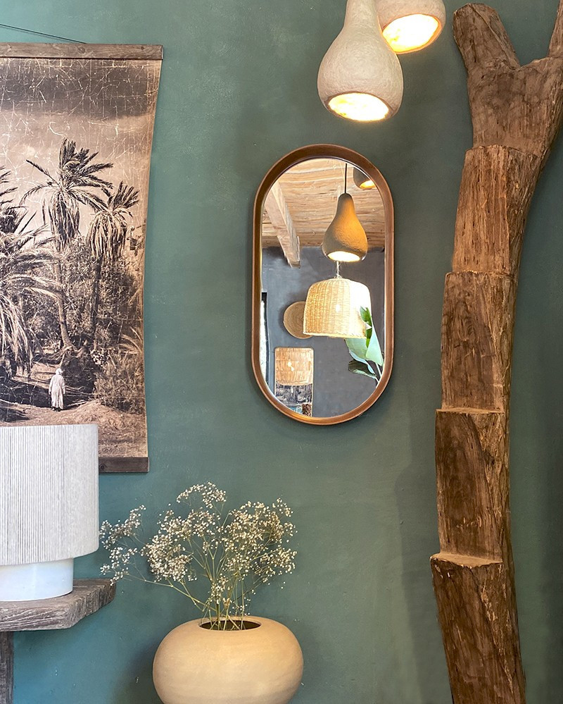 Laoul mirror in wood