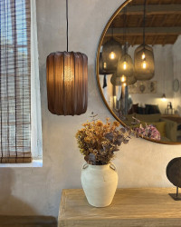 Farol suspension in satin fabric
