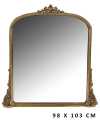 Miroir Gold Frame Petit Modèle - Cécile Siméone x La Maison Pernoise