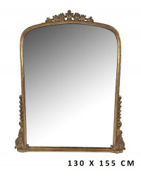 Miroir Gold Frame Petit Modèle - Cécile Siméone x La Maison Pernoise