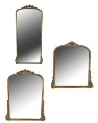 Miroir Gold Frame Petit Modèle - Cécile Siméone x La Maison Pernoise