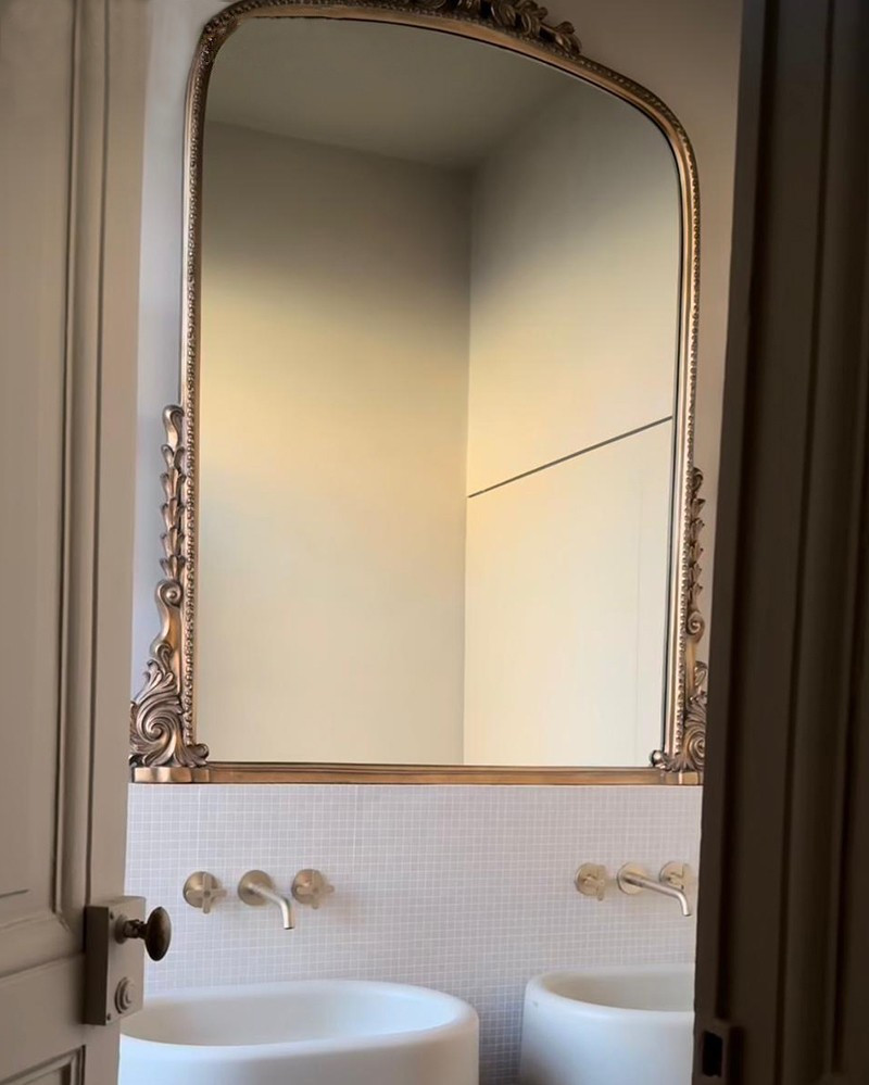 Gold Frame Mirror - Cécile Siméone x La Maison Pernoise