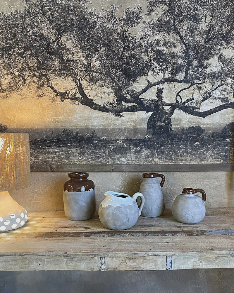 Earth terracotta vase