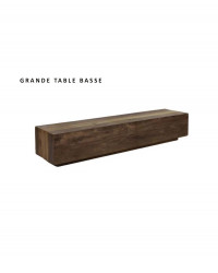 Table d'appoint en bois recyclé
