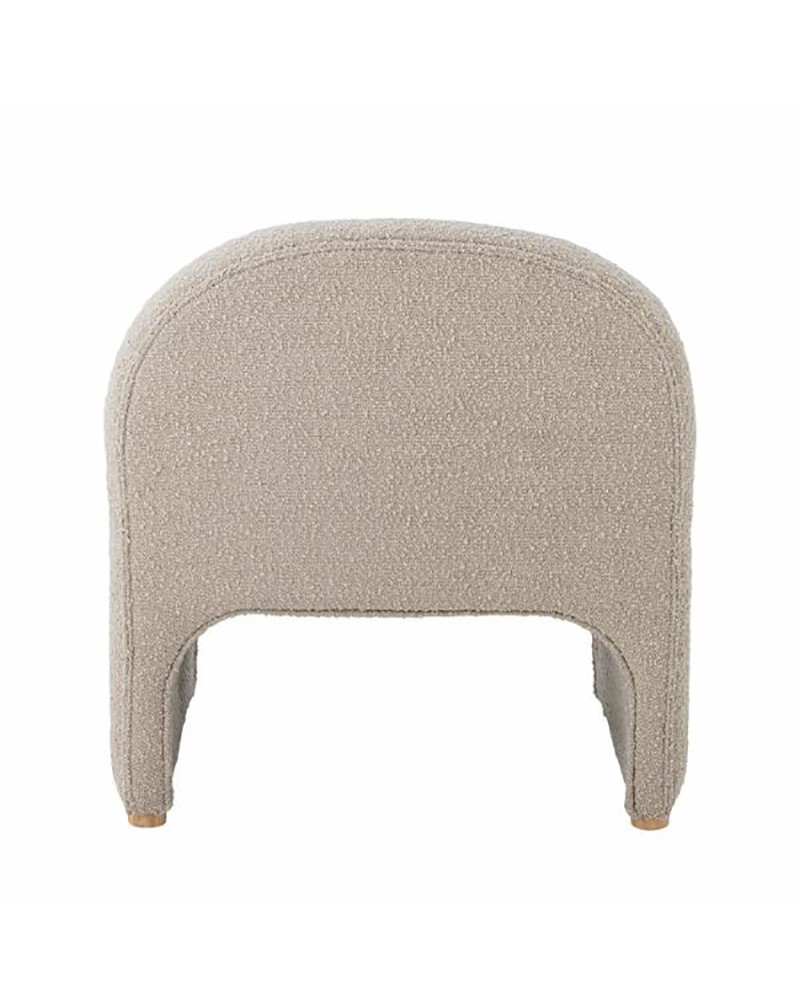 Neel armchair in bouclé fabric