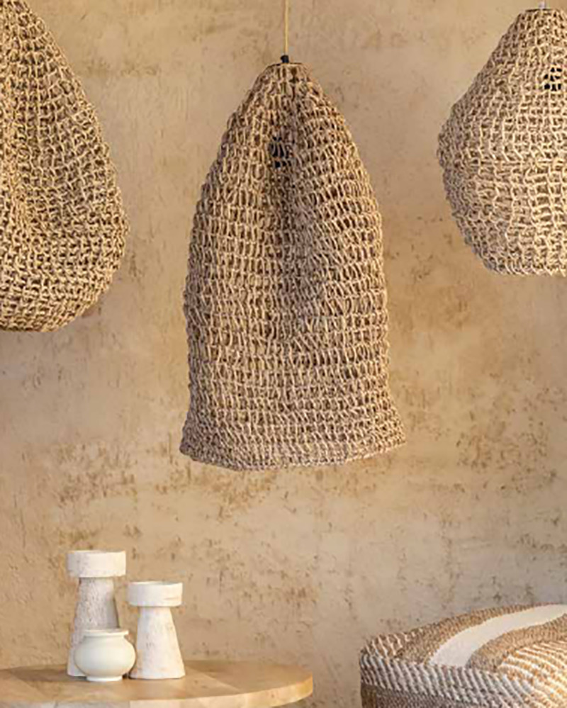 Suspension en papier recyclé