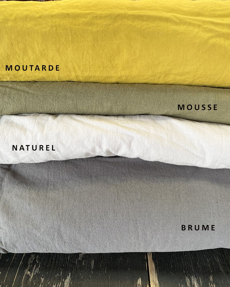 Linen & cotton sofa cover